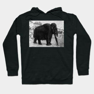 Woolly Mammoths by Charles R. Knight Hoodie